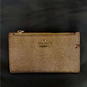 Kate Spade Metallic Gold Clutch